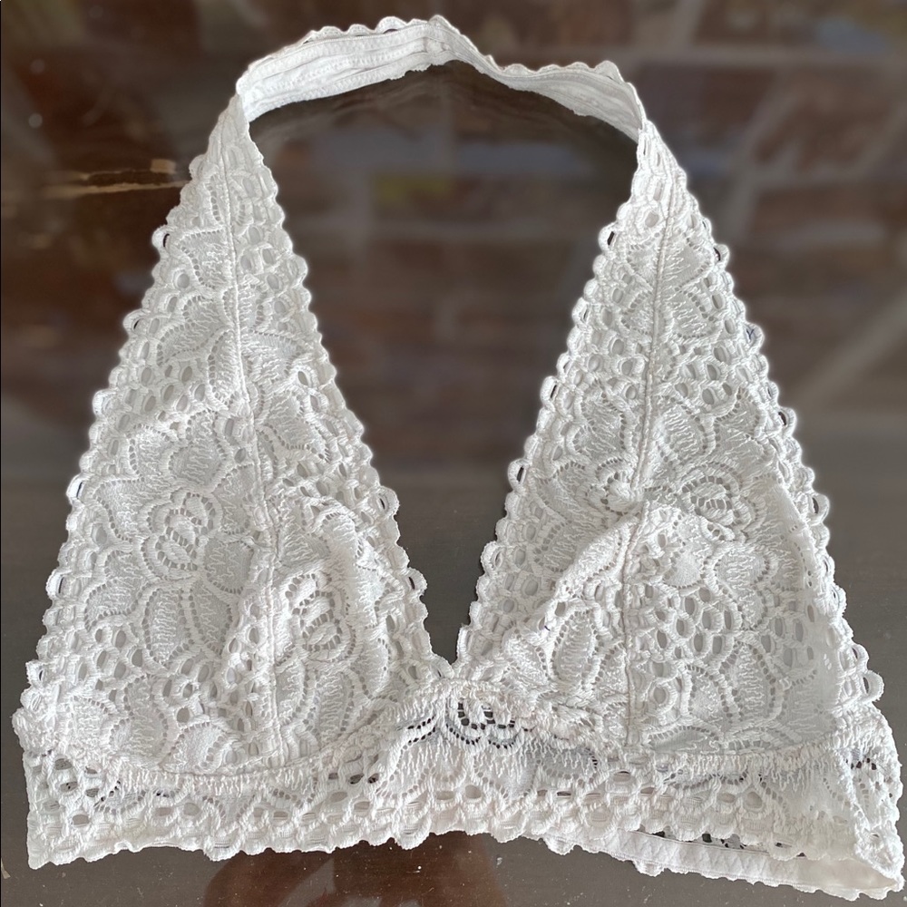White bralette